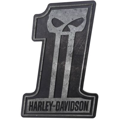 Harley-Davidson #1 Houten Skull Bar Bord 41 x 56 cm Harley-Davidson #1 Houten Skull Bar Bord 41 x 56 cm