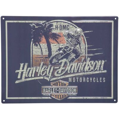 Harley-Davidson Beach Metalen Bord 27% korting Harley-Davidson Beach Metalen Bord 27% korting