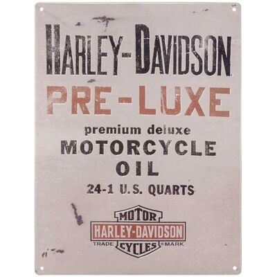 Harley-Davidson Pre-Luxe Tinnen bord - 30 x 40 cm Harley-Davidson Pre-Luxe Tinnen bord - 30 x 40 cm