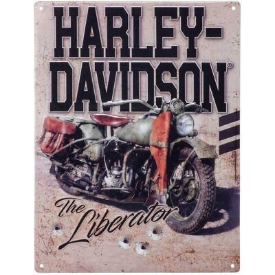 Harley-Davidson The Liberator Tinnen Bord Met Reliëf - 30 x 40 cm Harley-Davidson The Liberator Tinnen Bord Met Reliëf - 30 x 40 cm
