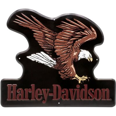 Harley-Davidson Harley Davidson - Duikende Adelaar Metalen Bord Harley-Davidson Harley Davidson - Duikende Adelaar Metalen Bord