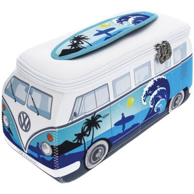 Volkswagen T1 Bulli Bus 3D Neoprene Universeel Etui - Surf Klein Volkswagen T1 Bulli Bus 3D Neoprene Universeel Etui - Surf Klein