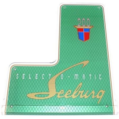 Seeburg Voorkant Ornament Voor Mechanisme Afdekking Model V200 Seeburg Voorkant Ornament Voor Mechanisme Afdekking Model V200