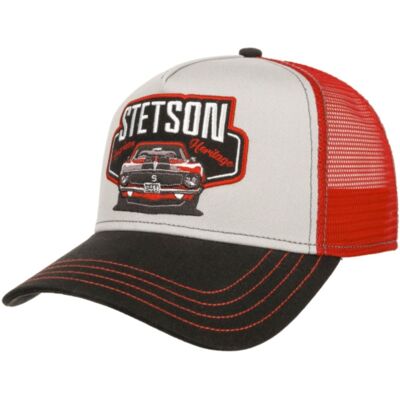 Stetson Trucker Pet American Heritage Rood Navy Stetson Trucker Pet American Heritage Rood Navy