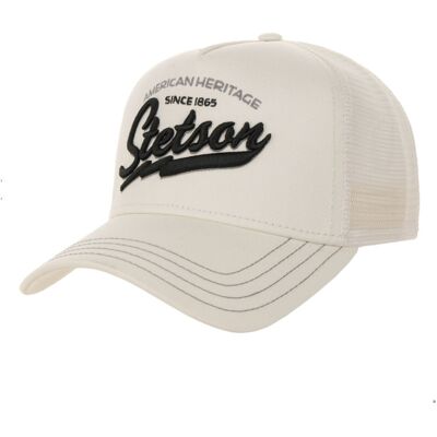 Stetson American Heritage Trucker Cap Classic Creme Wit Stetson American Heritage Trucker Cap Classic Creme Wit