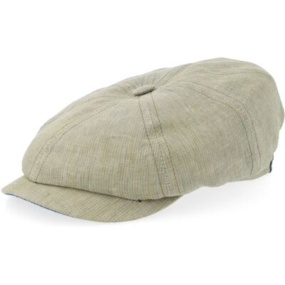 Stetson Hatteras Linen Stripe - Olive Green-61 / XL Stetson Hatteras Linen Stripe - Olive Green-61 / XL