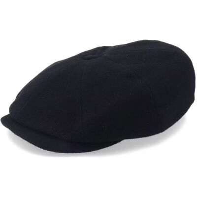 Stetson Hatteras Wool Cashmere Cap Black-58 Stetson Hatteras Wool Cashmere Cap Black-58