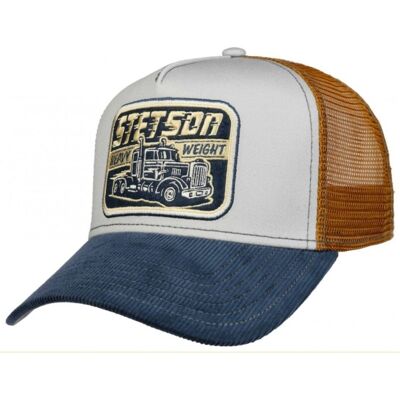 Stetson Trucker Pet Heavy Duty Blauw Bruin Stetson Trucker Pet Heavy Duty Blauw Bruin