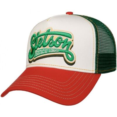 Stetson Lettering Trucker Pet Rood Groen Stetson Lettering Trucker Pet Rood Groen
