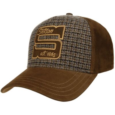 Stetson Trucker Pet Oily Goat Cashmere Wol Bruin Stetson Trucker Pet Oily Goat Cashmere Wol Bruin