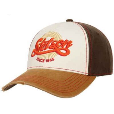 Stetson Vintage Distressed Baseball Pet Bruin Stetson Vintage Distressed Baseball Pet Bruin