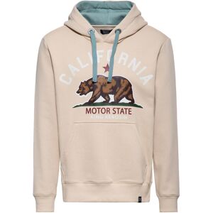 King Kerosin California State Hoodie Beige & Lake Green-M King Kerosin California State Hoodie Beige & Lake Green-M