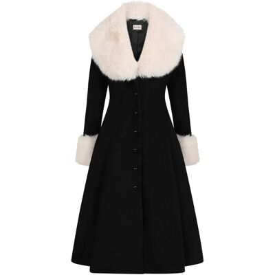 Banned Martha Faux Fur Coat Black-M Banned Martha Faux Fur Coat Black-M