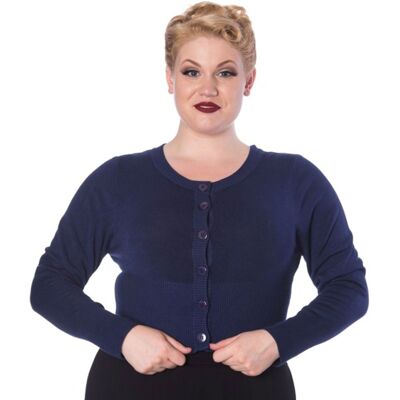 Banned Dolly Cardi Night Blue-L Banned Dolly Cardi Night Blue-L