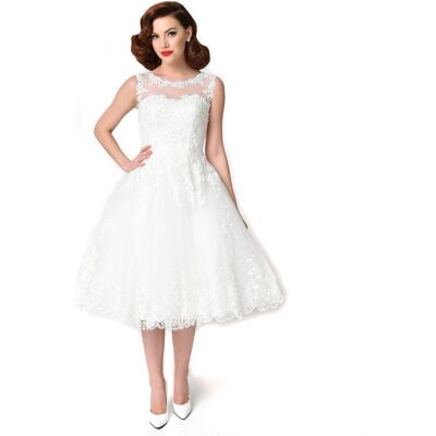 Unique Vintage Riviera Bridal Dress Ivory-XXXL Unique Vintage Riviera Bridal Dress Ivory-XXXL