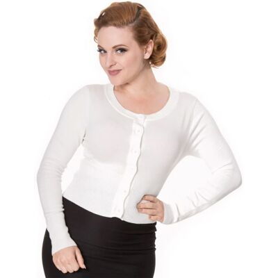 Banned Dolly Cardi Off White-XL Banned Dolly Cardi Off White-XL