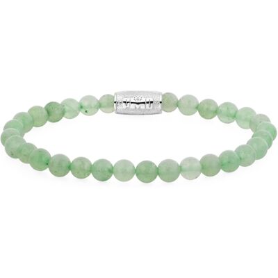 Fiftiesstore Rebel & Rose Danny Vera Coke Bottle Green With Silver PMD Logo Bracelet - 6mm-XL Fiftiesstore Rebel & Rose Danny Vera Coke Bottle Green With Silver PMD Logo Bracelet - 6mm-XL