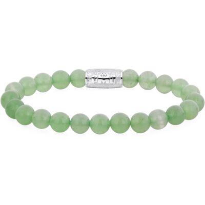 PMD - Danny Vera Rebel & Rose Danny Vera Coke Bottle Green With Silver PMD Logo Bracelet - 8mm-XL PMD - Danny Vera Rebel & Rose Danny Vera Coke Bottle Green With Silver PMD Logo Bracelet - 8mm-XL
