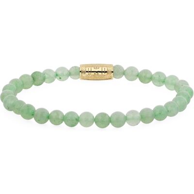 PMD - Danny Vera Rebel & Rose Danny Vera Coke Bottle Green With Silver PMD Logo Bracelet - 6mm-L PMD - Danny Vera Rebel & Rose Danny Vera Coke Bottle Green With Silver PMD Logo Bracelet - 6mm-L