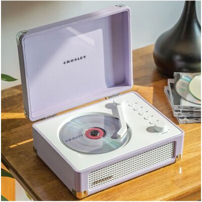 Fiftiesstore Crosley CD Speler - Lavendel Fiftiesstore Crosley CD Speler - Lavendel