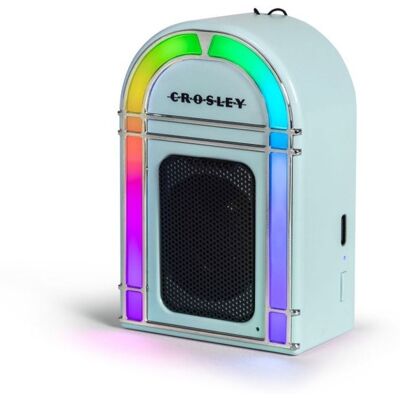 Crosley Mini Jukebox Draagbare Bluetooth Speaker - Aqua Crosley Mini Jukebox Draagbare Bluetooth Speaker - Aqua