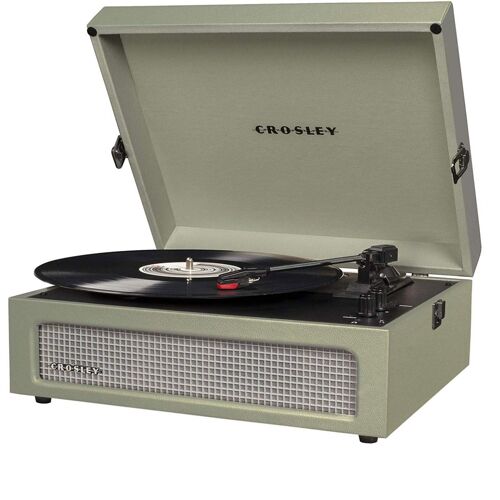 Crosley Voyager Portable Retro Platenspeler - Sage BLUETOOTH IN/OUT