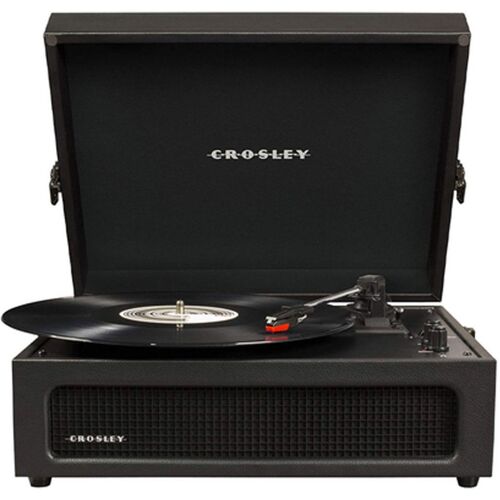 Crosley Voyager Portable Retro Platenspeler - Met Bluetooth In/Uit - Zwart