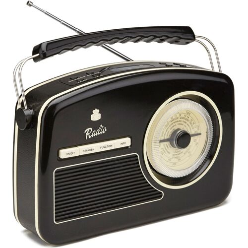 GPO Retro GPO Rydell Trendy Jaren 50 stijl Radio DAB Zwart