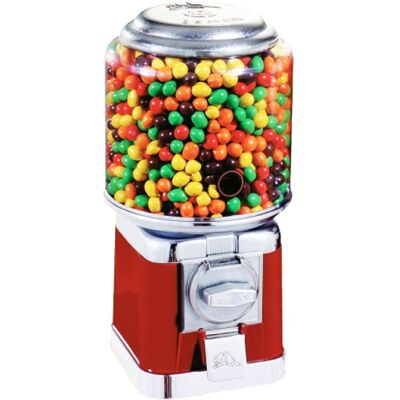 Beaver RB 16 Snoep Automaat Aluminium/Rood - Bulk Snoep - 50 Eurocent Beaver RB 16 Snoep Automaat Aluminium/Rood - Bulk Snoep - 50 Eurocent