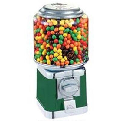 Beaver RB16 Snoepautomaat Aluminum/Groen - Bulk Snoep- 50 Eurocent Beaver RB16 Snoepautomaat Aluminum/Groen - Bulk Snoep- 50 Eurocent