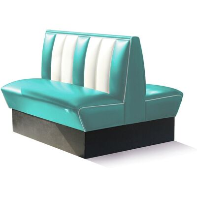 Bel Air Retro Fifties Furniture Classic Retro Diner Bank Bel Air HW120 DB Turquoise Bel Air Retro Fifties Furniture Classic Retro Diner Bank Bel Air HW120 DB Turquoise