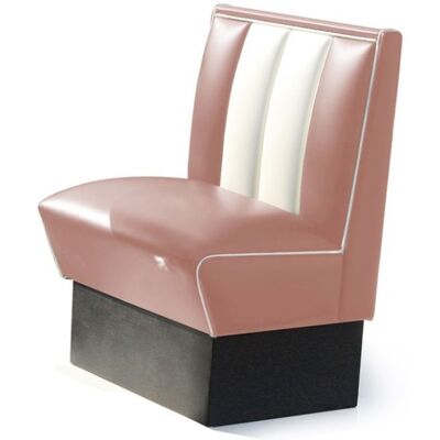 Bel Air Retro Fifties Furniture Classic Retro Diner Bank Bel Air HW70 Roze Bel Air Retro Fifties Furniture Classic Retro Diner Bank Bel Air HW70 Roze