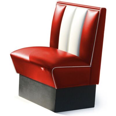 Bel Air Retro Fifties Furniture Classic Retro Diner Bank Bel Air HW70 Rood Bel Air Retro Fifties Furniture Classic Retro Diner Bank Bel Air HW70 Rood