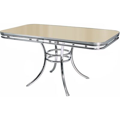 Bel Air Retro Fifties Furniture Bel Air Retro Tafel TO20 Antique White Oxide Bel Air Retro Fifties Furniture Bel Air Retro Tafel TO20 Antique White Oxide