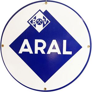 Fiftiesstore Aral Logo Rond Emaille Bord 30 cm Fiftiesstore Aral Logo Rond Emaille Bord 30 cm