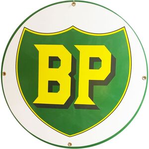 Fiftiesstore BP Logo 1947 - 1961 Rond Emaille Bord 30 cm Fiftiesstore BP Logo 1947 - 1961 Rond Emaille Bord 30 cm