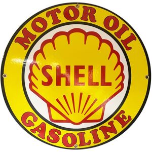 Shell Motor Oil Gasoline Rond Emaille Bord 30 cm Shell Motor Oil Gasoline Rond Emaille Bord 30 cm
