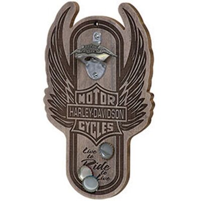 Harley-Davidson Winged Bar & Shield Magnetische Flessenopener Harley-Davidson Winged Bar & Shield Magnetische Flessenopener