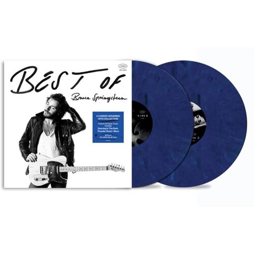 Fiftiesstore Best of Bruce Springsteen (Blue Coloured Vinyl) 2LP