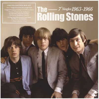 Fiftiesstore The Rolling Stones - 7" Singles 1963-1966 Box - Beperkte Editie Box Set 12% korting (LP) Fiftiesstore The Rolling Stones - 7" Singles 1963-1966 Box - Beperkte Editie Box Set 12% korting (LP)