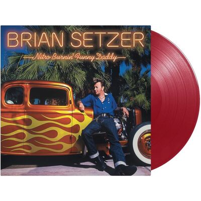 Fiftiesstore Brian Setzer - Nitro Burnin' Funny Daddy (Gekleurd Vinyl) (LP) Fiftiesstore Brian Setzer - Nitro Burnin' Funny Daddy (Gekleurd Vinyl) (LP)