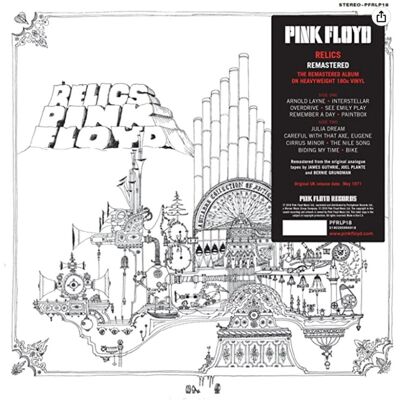 Fiftiesstore Pink Floyd Relics Remastered Vinyl (LP) Fiftiesstore Pink Floyd Relics Remastered Vinyl (LP)