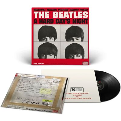 Fiftiesstore The Beatles - A Hard Day's Night (Zwart Vinyl) (LP) Fiftiesstore The Beatles - A Hard Day's Night (Zwart Vinyl) (LP)