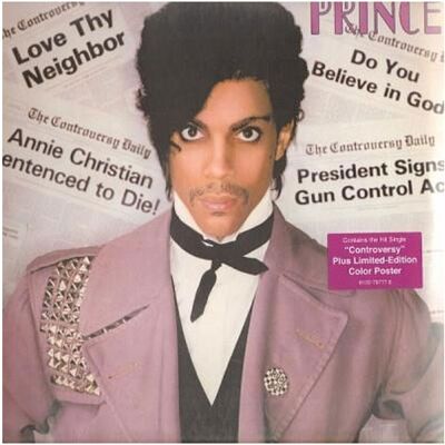 Fiftiesstore Prince - Controversy Met Poster (LP) Fiftiesstore Prince - Controversy Met Poster (LP)