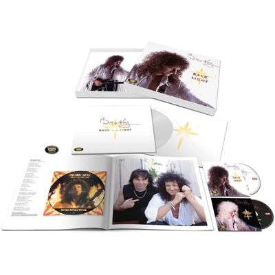 Fiftiesstore Brian May - Back Into The Light (Wit Vinyl) Box Set +CD + Extra's (LP) Fiftiesstore Brian May - Back Into The Light (Wit Vinyl) Box Set +CD + Extra's (LP)