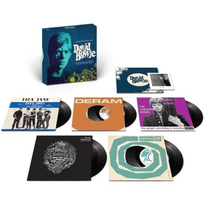 Fiftiesstore David Bowie - Laughing With Liza: The Vocalion and Deram Singles 1964 - 1967+ (Boxset) 5x 7" Vinyl (Record Store Day 2023) (LP) Fiftiesstore David Bowie - Laughing With Liza: The Vocalion and Deram Singles 1964 - 1967+ (Boxset) 5x 7" Vinyl (Record Store Day 2023) (LP)