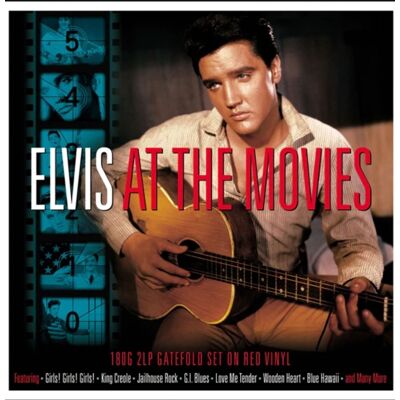 Fiftiesstore Elvis Presley - Elvis At The Movies (Gekleurd Vinyl) 2 (LP) Fiftiesstore Elvis Presley - Elvis At The Movies (Gekleurd Vinyl) 2 (LP)