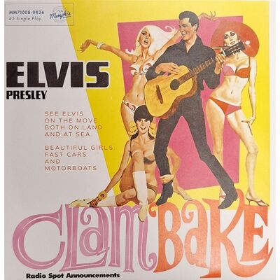 Single: Elvis Presley - Clambake (Radio Spot Announcements)(Rood Vinyl) 7" (LP) Single: Elvis Presley - Clambake (Radio Spot Announcements)(Rood Vinyl) 7" (LP)