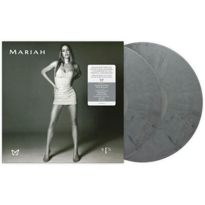 Fiftiesstore Mariah Carey - #1's (Metallic Zilver en Zwarte Swirl) 2 (LP) Fiftiesstore Mariah Carey - #1's (Metallic Zilver en Zwarte Swirl) 2 (LP)