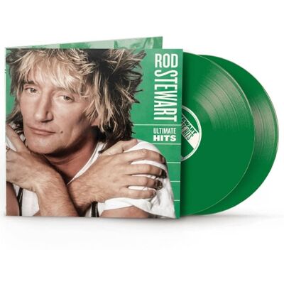Fiftiesstore Rod Stewart - Ultimate Hits (Groen Vinyl) 2 (LP) Fiftiesstore Rod Stewart - Ultimate Hits (Groen Vinyl) 2 (LP)